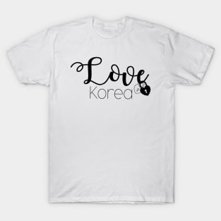 Love Korea padlocks T-Shirt